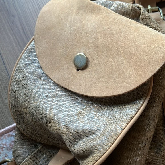 Anthropologie Jesslyn Blake shimmery tote - Picture 7 of 9